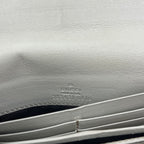 Gucci Long GG Canvas Wallet with Flap 