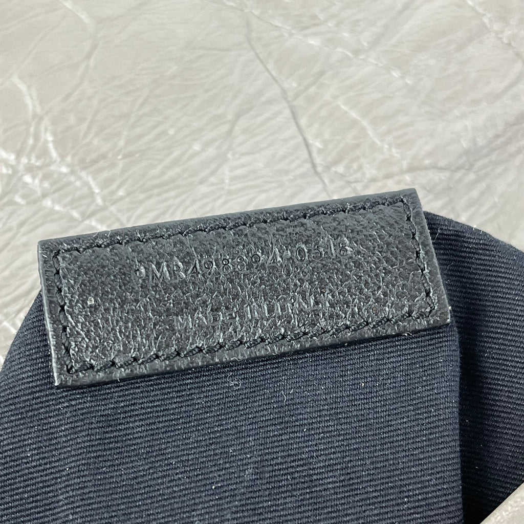 Saint Laurent Niki Medium in Pelle Vintage Grigio Elefante