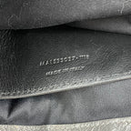 Saint Laurent Niki Small Borsa in Pelle Grigia con Catena