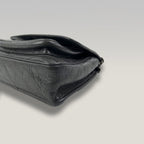 Saint Laurent Niki Small Borsa in Pelle Grigia con Catena