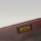 Chanel WOC Rossa in Vernice Matelassé con Hardware Argentato – Con Card di Autenticità