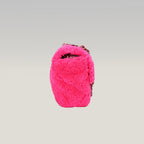 Chanel Coco Beach Flap Bag Media in Tessuto Teddy Rosa Fucsia con Logo CC Argentato – Serie 27