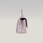 Chanel Coco Handle Small Iridescente Lilla in Pelle Caviar con Hardware Dorato