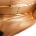 Chanel Reissue Lucky Charms Mini in Pelle di Vitello Beige con Catena e Charm