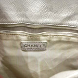 Chanel Caviar Quilted Grand Shopping Tote GST White