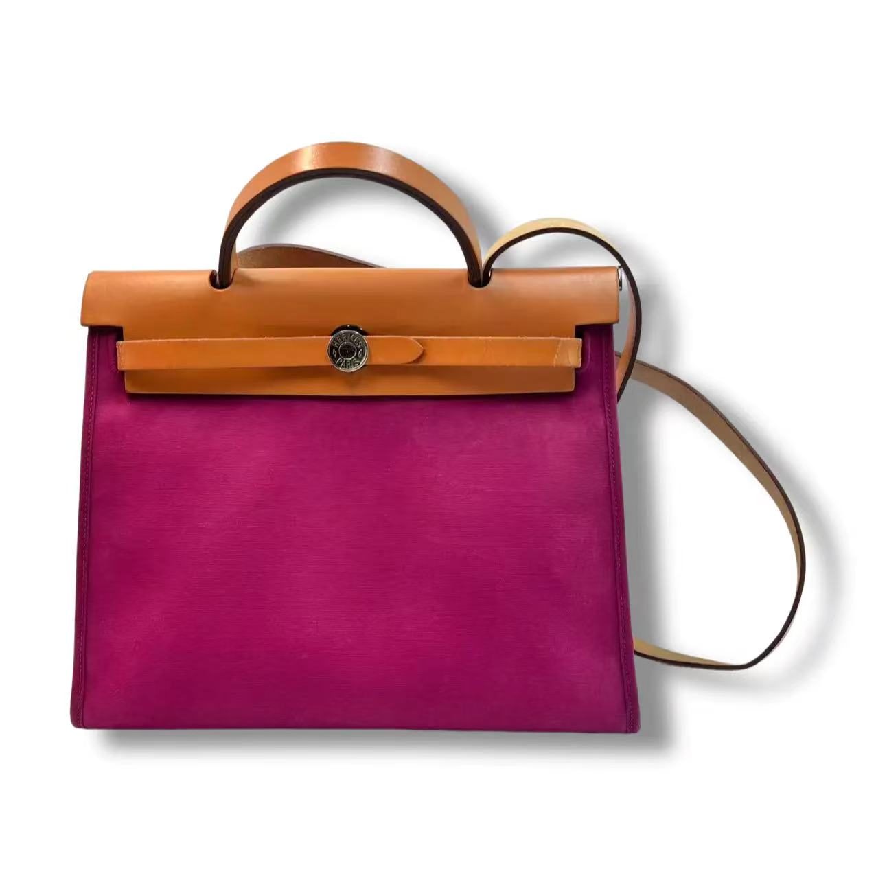 Hermès Herbag 31-rosa scuro