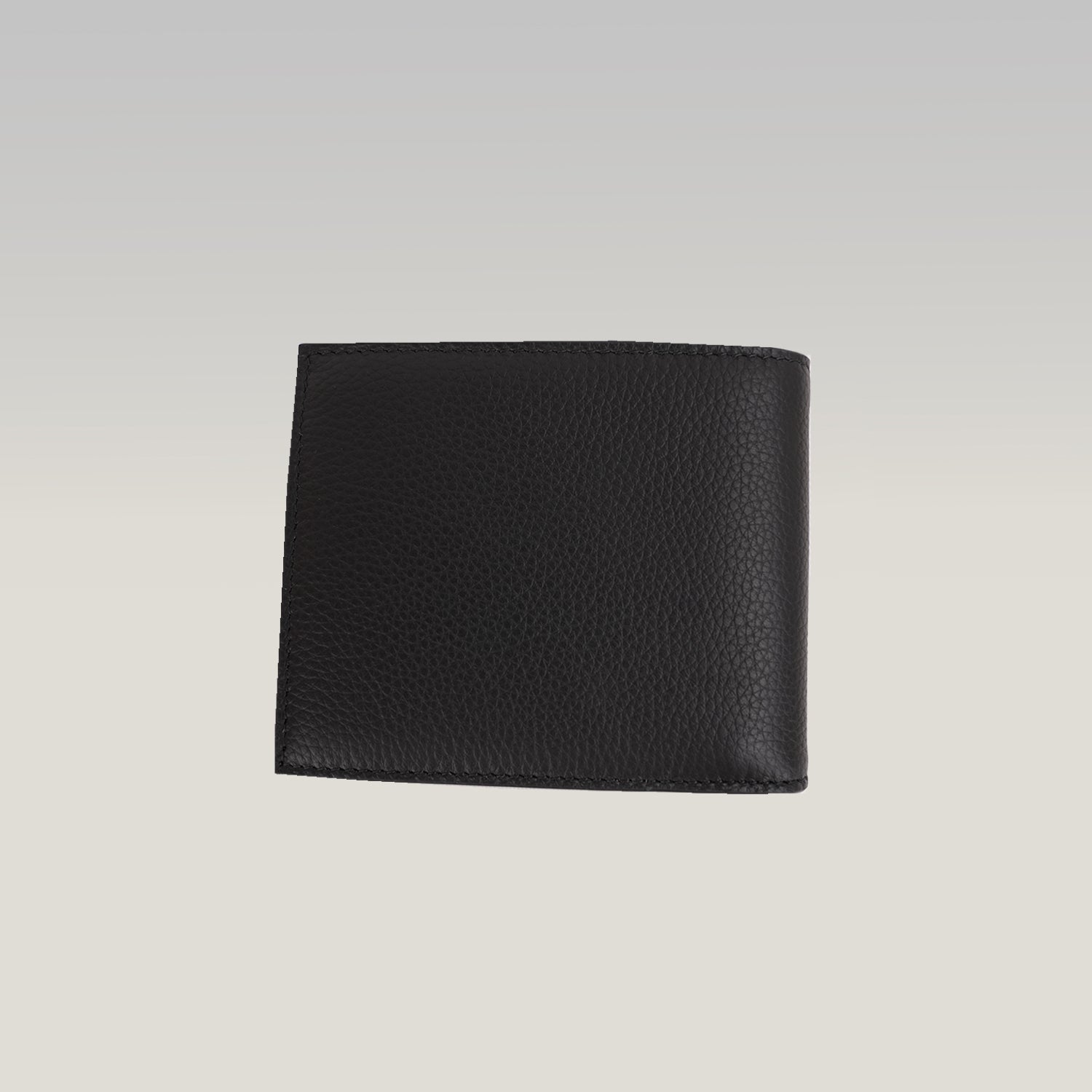 Portafoglio Dior CD Icon Bifold Nero in Pelle Martellata da Uomo