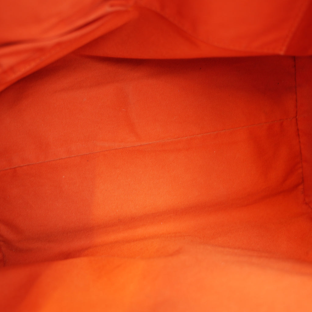 Burberry Borsa a Spalla Nova Check Beige con Dettagli Arancioni in Pelle