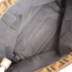 Borsa Tote Fendi Zucca FF Marrone in Tessuto Jacquard con Manici in Pelle – 36 cm