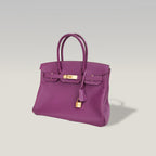 Hermès Birkin 30 Anemone in Pelle Epsom con Hardware Dorato