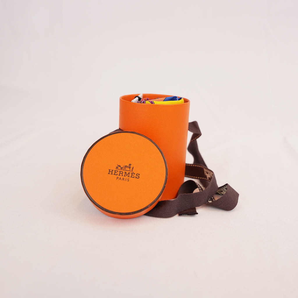 Hermès Twilly Brides et Gris-Gris in Seta Multicolore