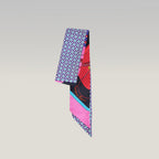 Hermès Twilly Clic Clac Modern Cannage in Seta Multicolore