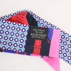 Hermès Twilly Clic Clac Modern Cannage in Seta Multicolore