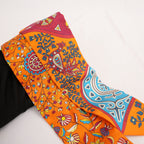 Hermès Twilly L’Arbre de Vie in Seta Multicolore Arancione