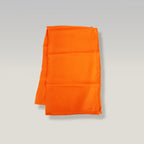 Hermès Sciarpa Vintage in Seta di Gelso Arancione con Motivo Monogram H 200x60 cm