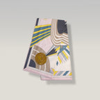 Hermès Carré 90 Foulard in Seta Stampata Multicolore Rosa 90x90 cm