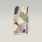 Hermès Carré 90 Foulard in Seta Stampata Multicolore Rosa 90x90 cm
