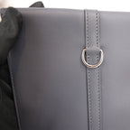 Hermès Glenan To Go Pochette in Pelle Nera con Hardware Palladiato – Timbro K