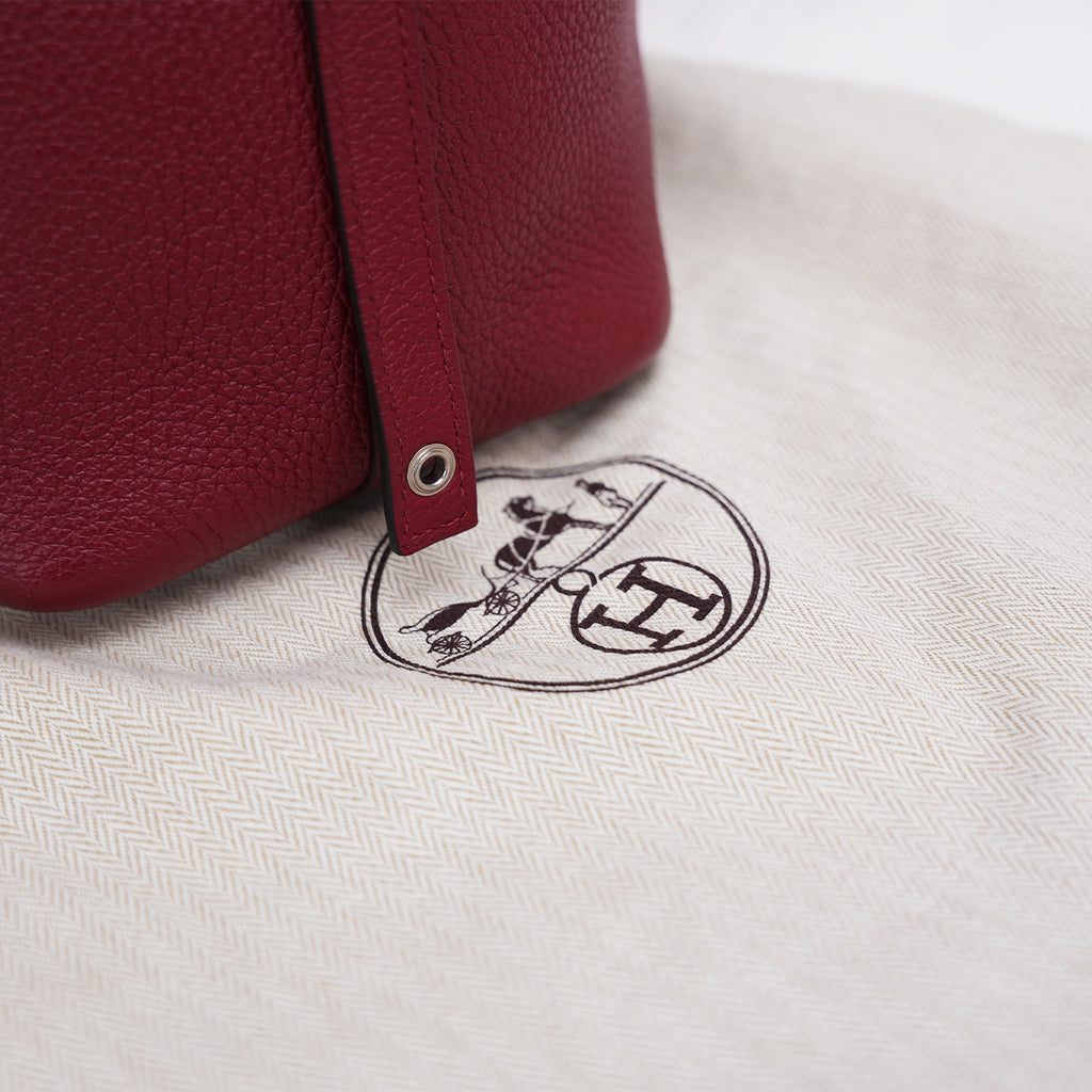 Hermès Picotin Lock 18 Tote Bag rossa