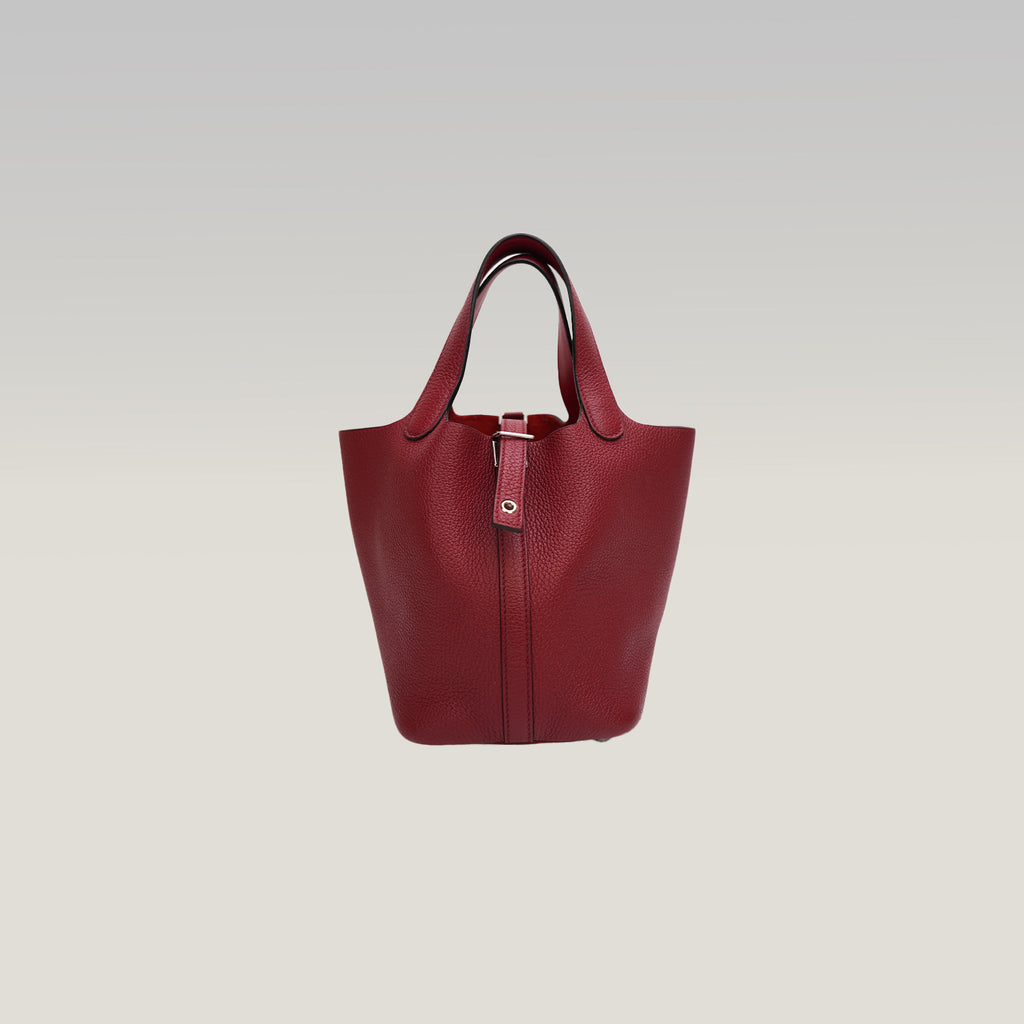 Hermès Picotin Lock 18 Tote Bag rossa