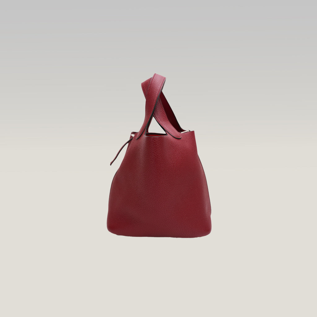 Hermès Picotin Lock 18 Tote Bag rossa