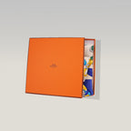 Hermès Carré 90 Le Mors à la Conétable Foulard in Seta Blu e Multicolore 90x90 cm