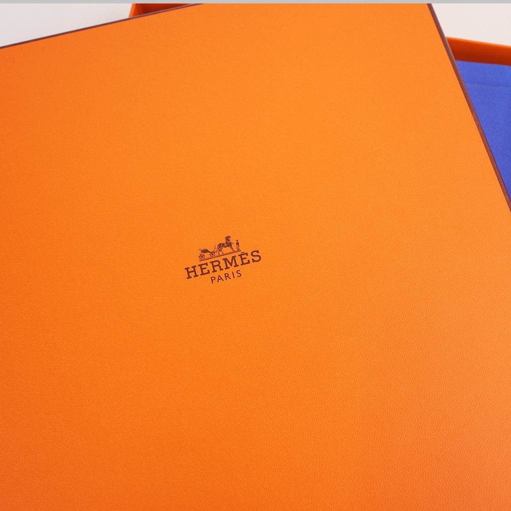 Hermès Carré 90 Le Mors à la Conétable Foulard in Seta Blu e Multicolore 90x90 cm