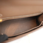 Hermès Kelly 25 Sellier in Pelle Epsom Étoupe con Hardware Dorato