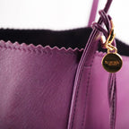 Loewe Nappa Anagram Tassel Tote Viola in Pelle Borsa Shopper