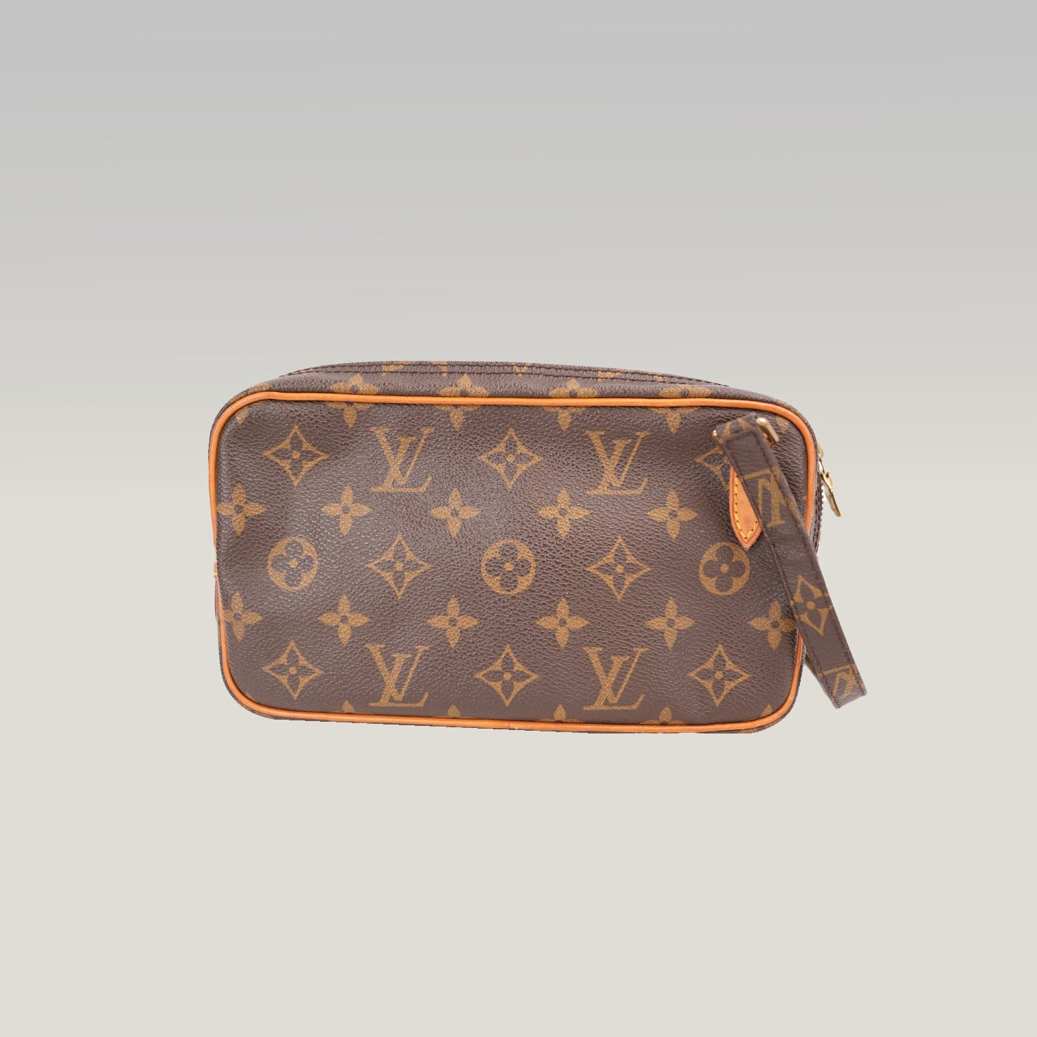 Louis Vuitton Pochette Accessoires Monogram in Tela Rivestita con Finiture in Pelle