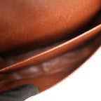 Borsa a Tracolla Louis Vuitton Cartouchière MM Vintage in Tela Monogram Marrone
