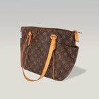 Borsa Louis Vuitton Totally PM in Tela Monogram Marrone con Manici in Pelle