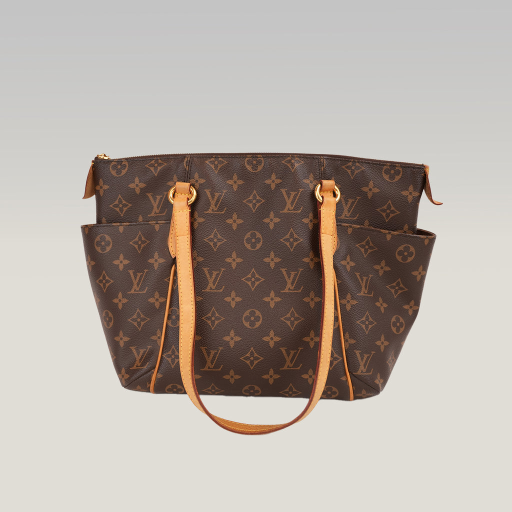 Borsa Louis Vuitton Totally PM in Tela Monogram Marrone con Manici in Pelle
