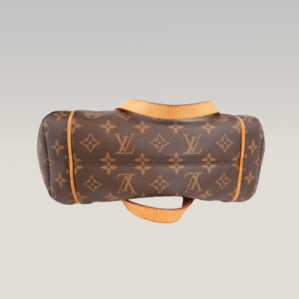 Borsa Louis Vuitton Totally PM in Tela Monogram Marrone con Manici in Pelle