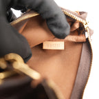Louis Vuitton Mini Pochette Accessoires Monogram in Tela Rivestita con Catena Dorata