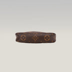Louis Vuitton Mini Pochette Accessoires Monogram in Tela Rivestita con Catena Dorata