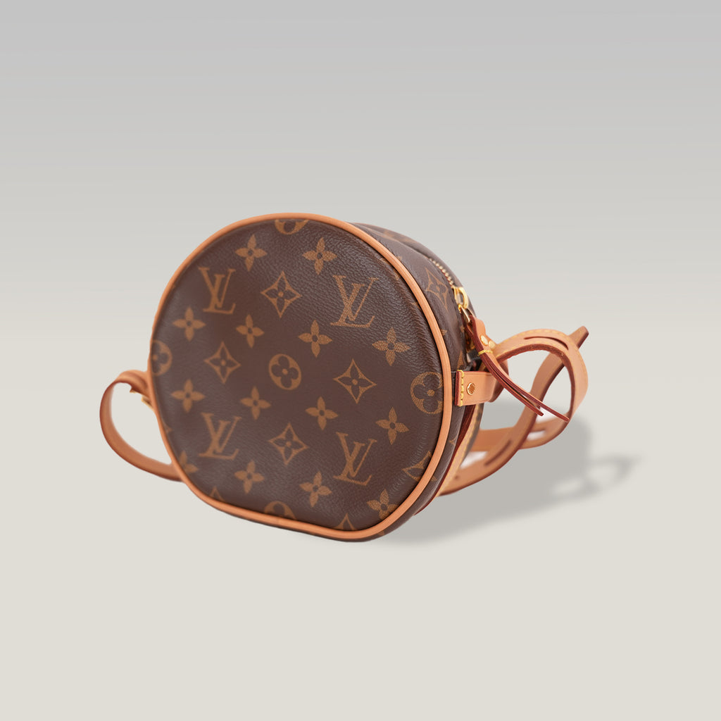 Louis Vuitton Boîte Chapeau Souple PM Monogram – Borsa a Tracolla in Tela Marrone