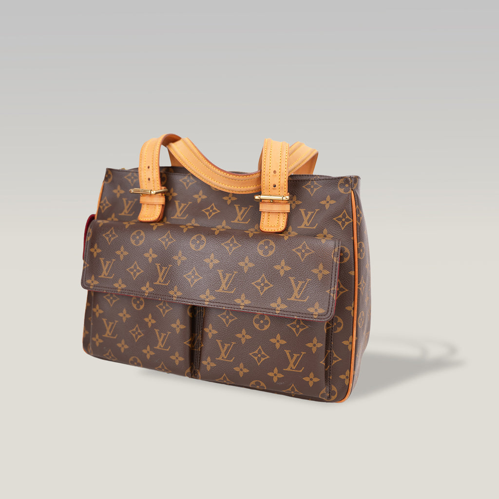Louis Vuitton Multipli Cité Borsa a Spalla in Tela Monogram con Finiture in Vacchetta