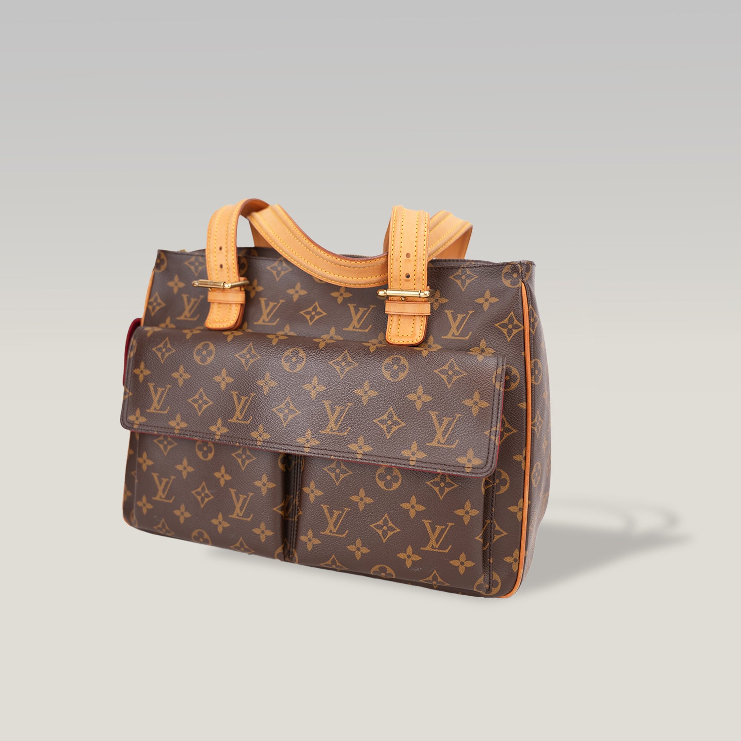 Louis Vuitton Multipli Cité Borsa a Spalla in Tela Monogram con Finiture in Vacchetta