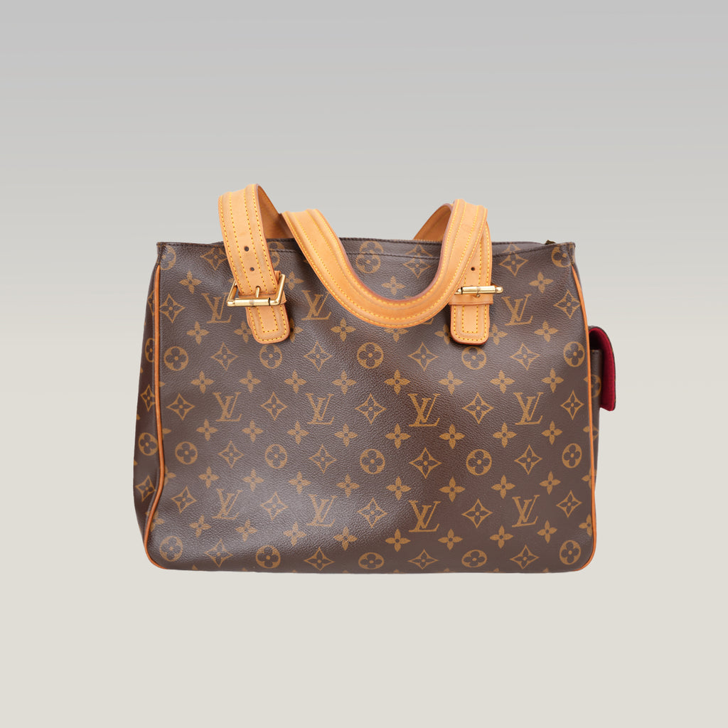 Louis Vuitton Multipli Cité Borsa a Spalla in Tela Monogram con Finiture in Vacchetta