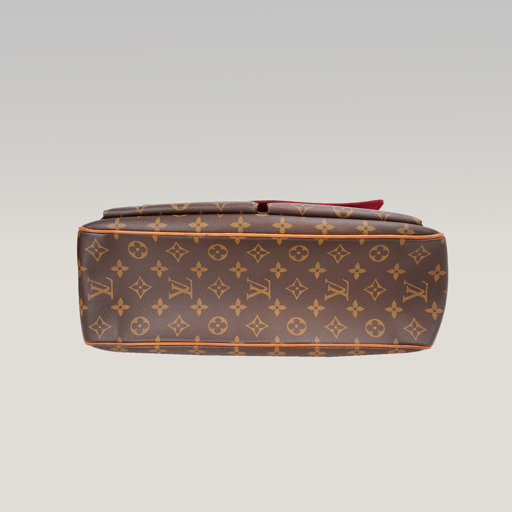 Louis Vuitton Multipli Cité Borsa a Spalla in Tela Monogram con Finiture in Vacchetta
