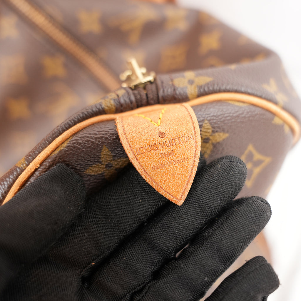Louis Vuitton Sirius 60 Monogram – Borsa da Viaggio in Tela Rivestita e Pelle Vachetta
