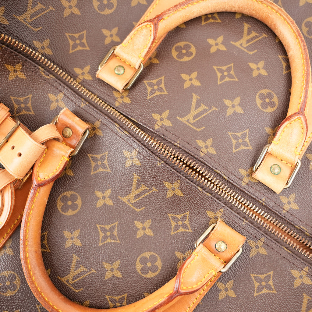 Louis Vuitton Sirius 60 Monogram – Borsa da Viaggio in Tela Rivestita e Pelle Vachetta