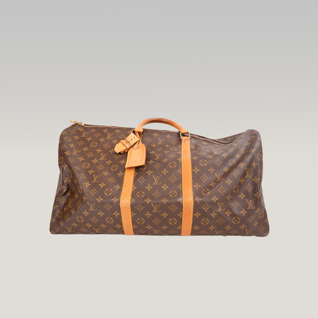 Louis Vuitton Sirius 60 Monogram – Borsa da Viaggio in Tela Rivestita e Pelle Vachetta