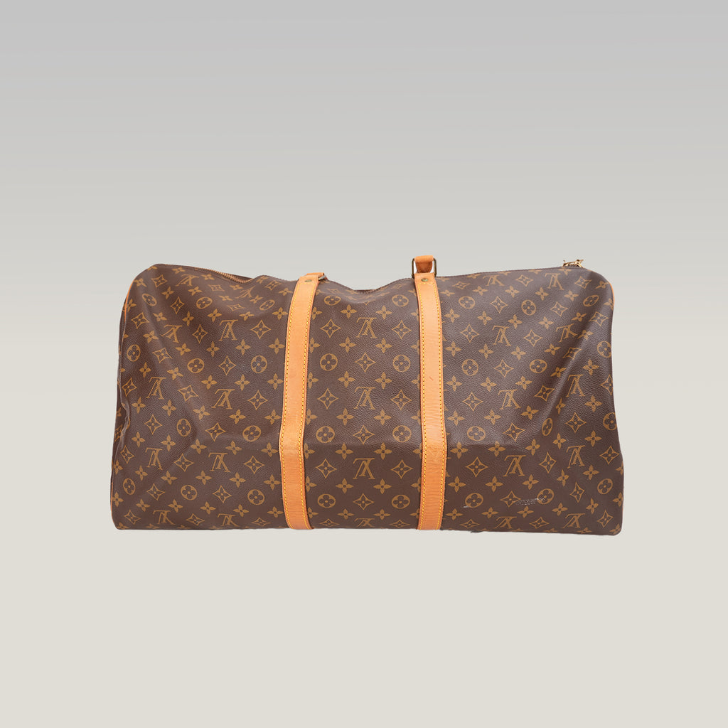 Louis Vuitton Sirius 60 Monogram – Borsa da Viaggio in Tela Rivestita e Pelle Vachetta