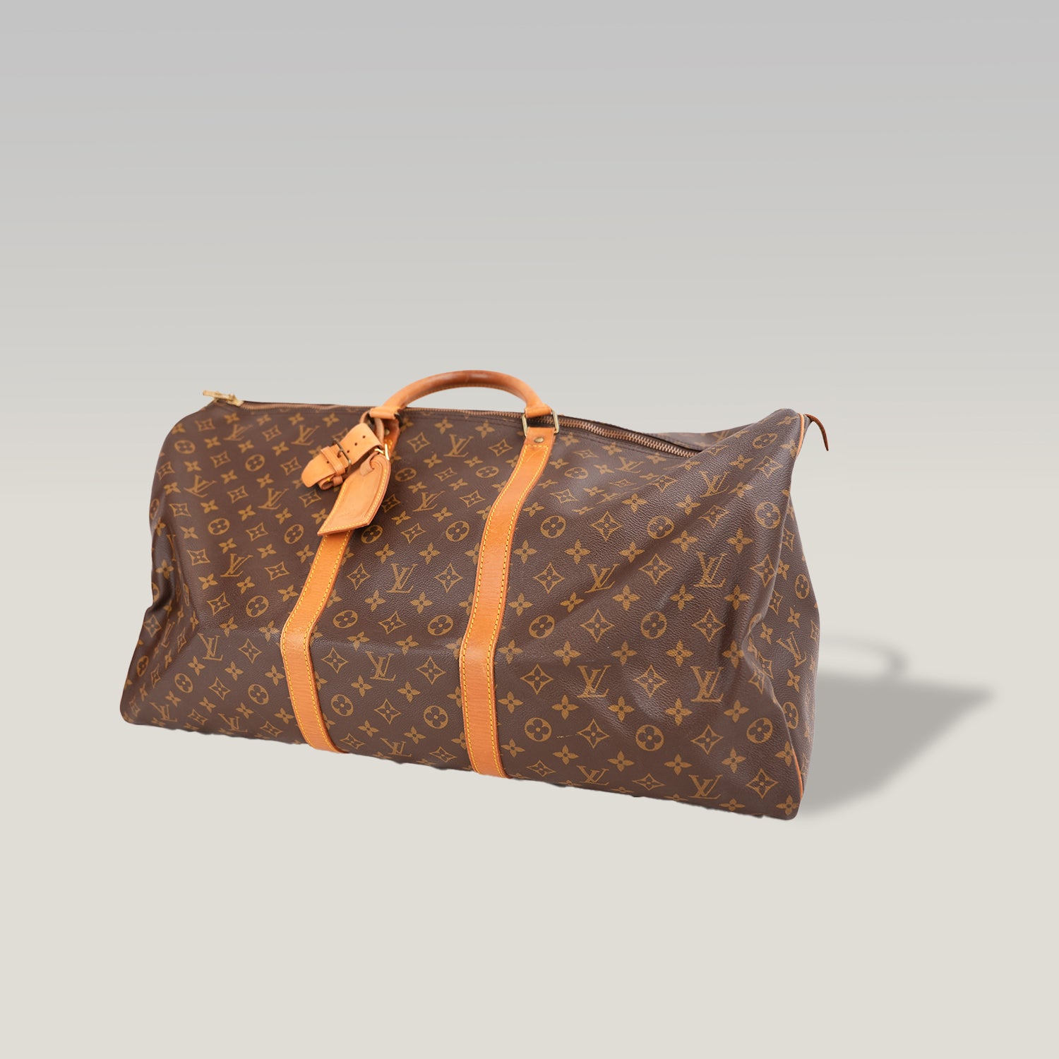 Louis Vuitton Sirius 60 Monogram – Borsa da Viaggio in Tela Rivestita e Pelle Vachetta
