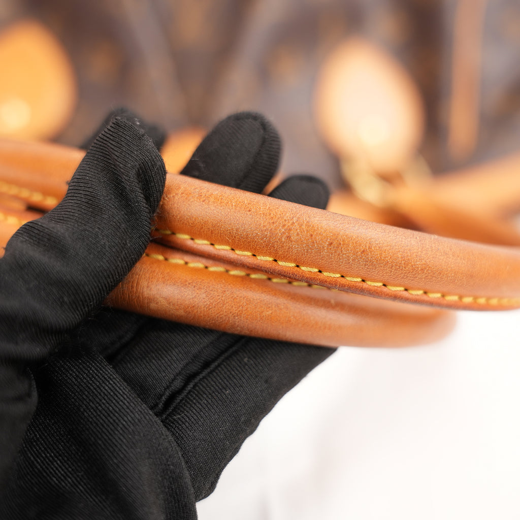 Louis Vuitton Tivoli PM Monogram – Borsa a Mano in Tela Marrone e Pelle Vachetta