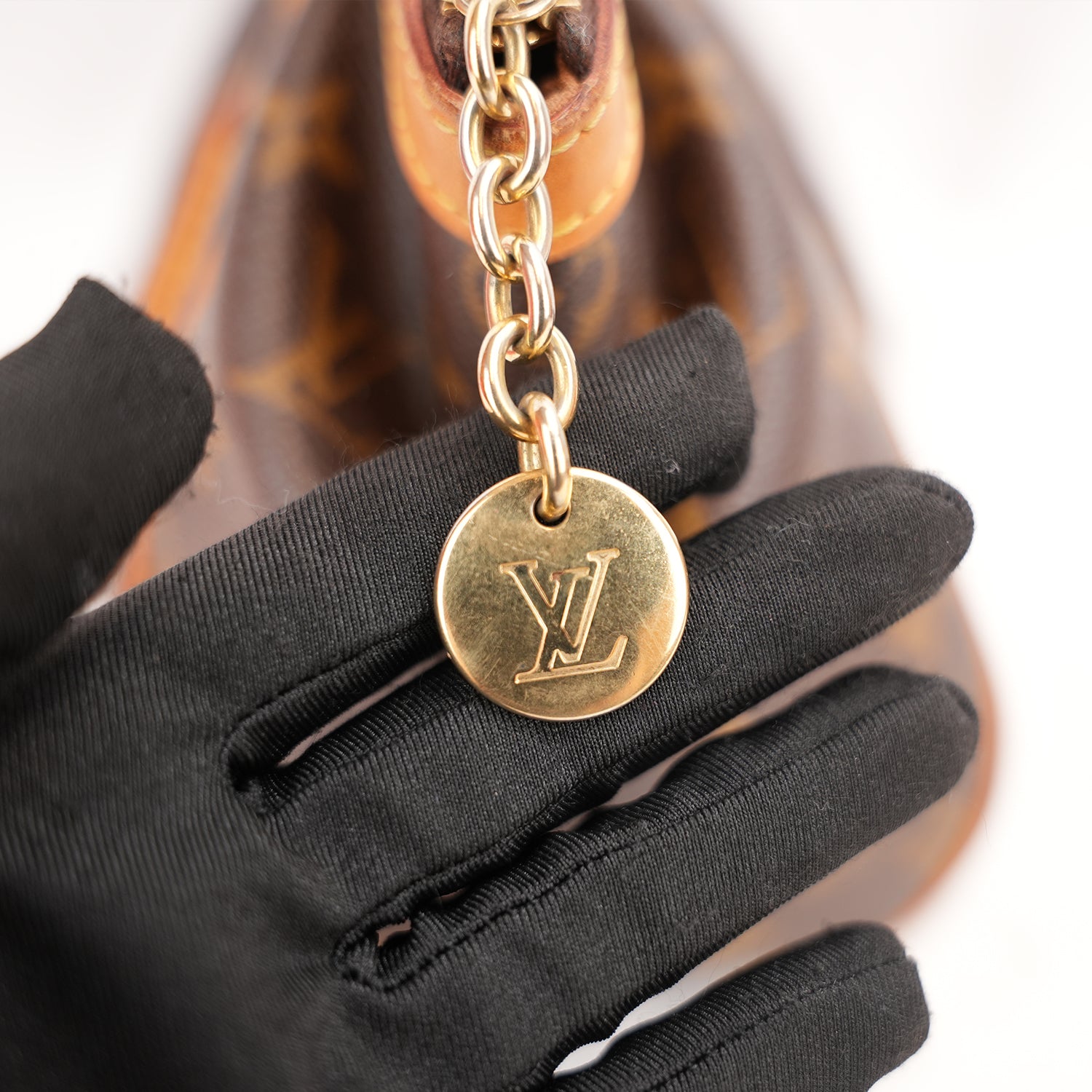Louis Vuitton Tivoli PM Monogram – Borsa a Mano in Tela Marrone e Pelle Vachetta