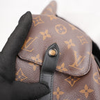 Louis Vuitton Christopher MM Zaino in Tela Monogram con Finiture in Pelle Nera