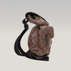 Louis Vuitton Christopher MM Zaino in Tela Monogram con Finiture in Pelle Nera